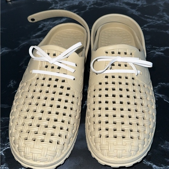 Barbara King Sole Steppers All-Weather Slip On Gardening Shoes Khaki Size Large - Picture 8 of 10